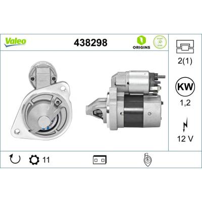 Štartér VALEO 438298
