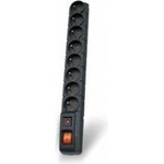 HSK Data Surge protection strip Acar S8 1.5m black automatic