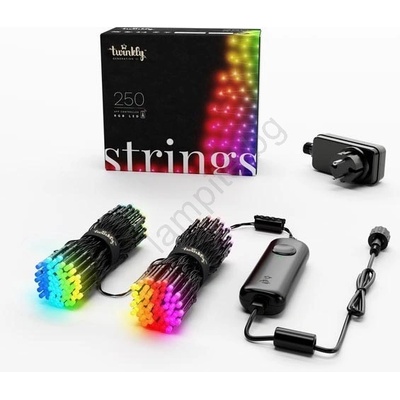 Twinkly TWS250STP-BEU - LED RGB външна гирлянда 250xLED 23, 5m IP44 Wi-Fi (TW0003)