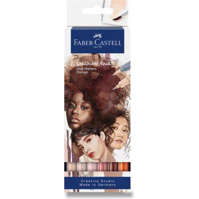 Faber-Castell 164523 Goldfaber Aqua Dual Marker 6 ks Portrait