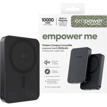 empower by PanzerGlass® Външна батерия empower by PanzerGlass empower Bank 10000mAh - Черна