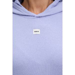 HUGO BOSS суичър с качулка дамски с памук signature_hoodie (50556816) - answear - 91,90 лв