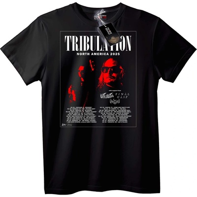 NOONEBRAND Тениска Tribulation Турне Северна Америка 2025 - 6XL, White