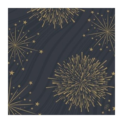 BioDunisoft Ubrousek 40x40cm SPARKLY BLACK 60 ks