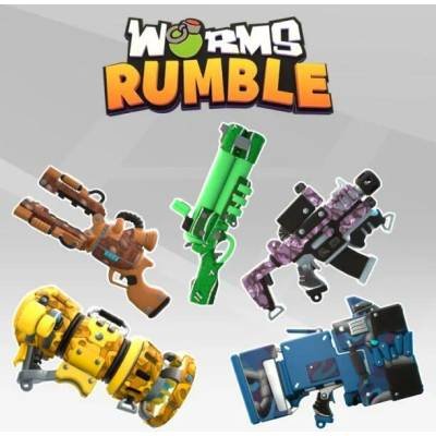 Игра Worms Rumble - Armageddon Weapon Skin Pack за PC Steam, Електронна доставка