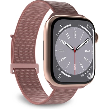 Puro PURO Nylon Sport Каишка за Apple Watch 4/5/6/7/SE/8 40/41mm, розов (PUR644)