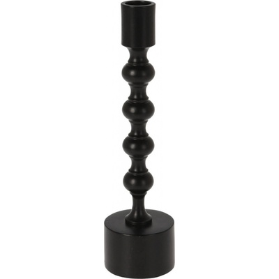 Home Styling Collection Černý svícen, 23 cm černá