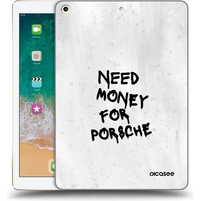 Picasee silikónový prehľadný obal pre Apple iPad 9.7 2017 5. gen White Dollar