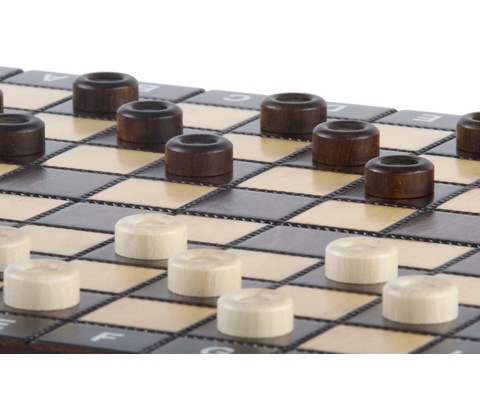 Drevené šachy a Backgammon malé