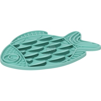 Flamingo силиконова Lick Pad за кучета и котки - тюркоаза риба 1 бр