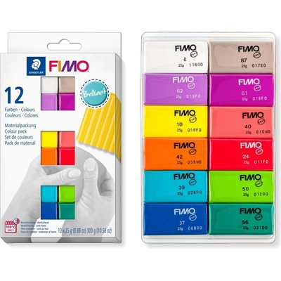 Fimo Soft Modelovacia hmota sada 12x25 g Brilliant 12 farieb