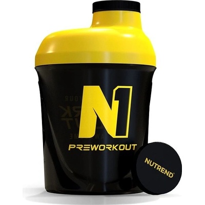 Nutrend shaker 300 ml, čierny N1