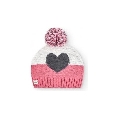 Boboli dětská pletená čepice srdíčko