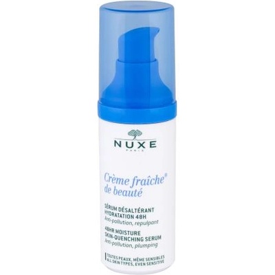 NUXE Creme Fraiche de Beauté 48HR Moisture Skin-Quenching Serum хидратиращ серум за лице 30 ml за жени