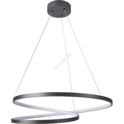 Polux Led Пендел zefira led/52w/230v 4000k Ø 60 см антрацит (sa2180)