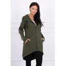 Dámská mikina so zipsom vzadu MI8997 tmavomodrá