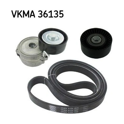 Ozubený klinový remeň - Sada SKF VKMA 36135