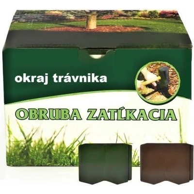 Okraj trávnika zatĺkacia 5 m - 12 cm zelený