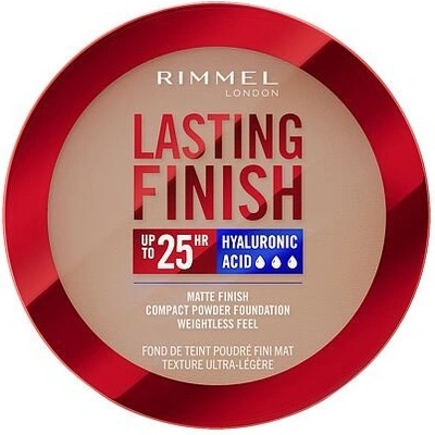 Rimmel London Lasting Finish 25H Compact Powder Foundation SPF20 dlouhotrvající a zmatňující pudrový make-up 7 g 009 Honey