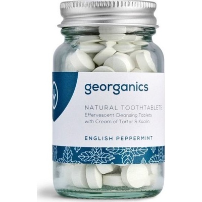 Georganics Natural zubní kartáček tablety anglická máta peprná 120 tablet