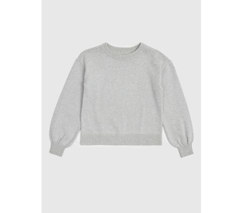 GAP dievčenský basic sveter šedý