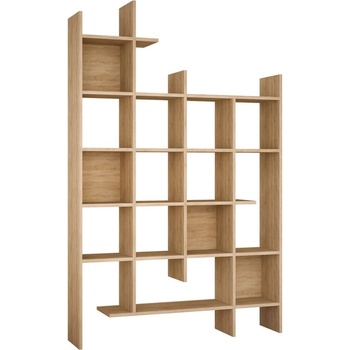 ASIR GROUP Библиотека от декор от дъб в естествен цвят 122x188 cm Manco - Kalune Design (855DTE3695)