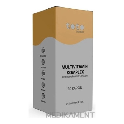 Toto Multivitamín Komplex Plus Zinok 60 kapsúl