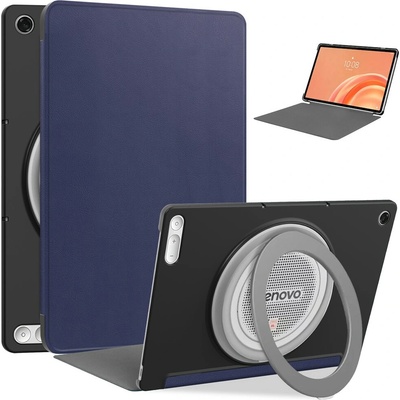 Vsetkonamobil 150715 LEATHER Zaklápací kryt pre Lenovo Tab Plus Gen 2 modrý
