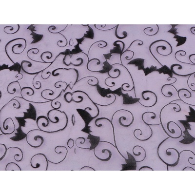Organza netopýr, střední, 3 fialová