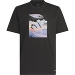 adidas Мъжка тениска Adidas Graphic Logo T-Shirt Mens - All Day Black