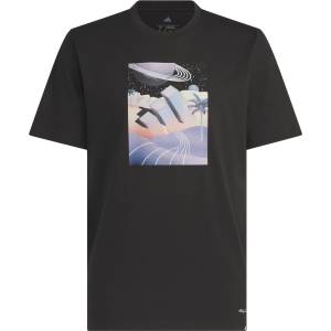 adidas Мъжка тениска Adidas Graphic Logo T-Shirt Mens - All Day Black