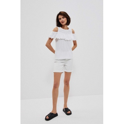 Marisse Lyocell Shorts L-Sh-3702 černá bílá