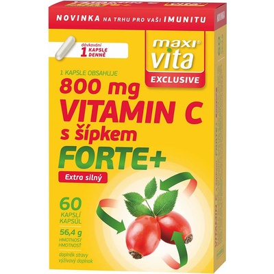 MaxiVita Exclusive Vitamin C 800 mg 60 kapsúl