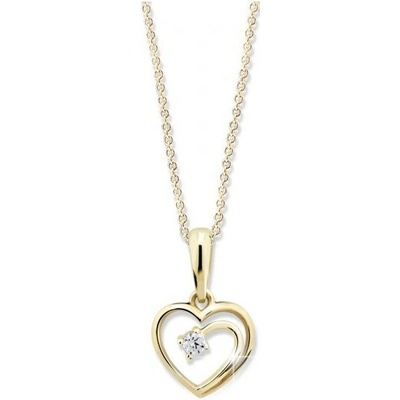 Cutie Diamonds prívesok zo žltého zlata s diamantom DZ6300 1602 40 00 X L1
