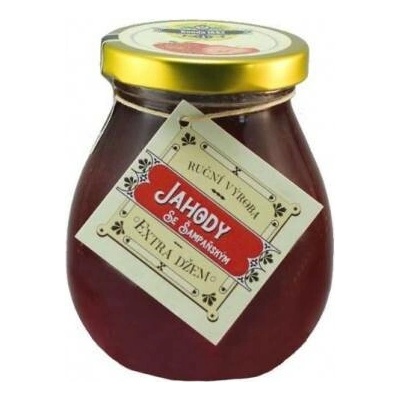Bouda 1883 Jahodový džem s šampaňským a vanilkou 280 g