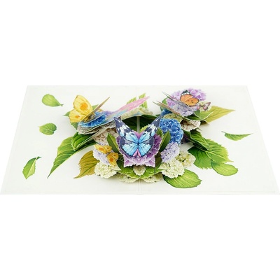 Kiriori 3d поздравителна картичка Пролетна феерия