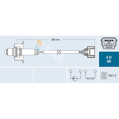 Lambda sonda FAE 75642