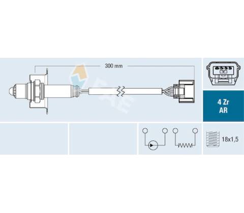 Lambda sonda FAE 75642