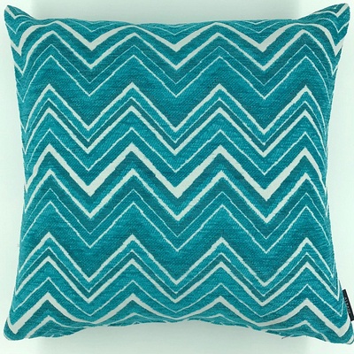 Bytema Zig Zag modrý tyrkys 40 x 40 cm