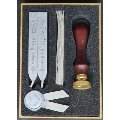 Wiler Mosazná pečeť dárková kazeta Srdce – Zbozi.Blesk.cz