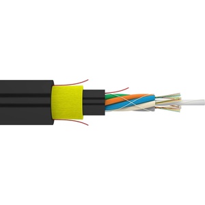 SeaMAX Оптичен кабел SM-MLT-NMA-DJ-ADSS-(AY90)-24FO(2x12), 24 влакна - 1000 метра (SM-MLT-NMA-DJ-ADSS-(AY90)-24FO)