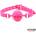 LateToBed BDSM Line Breathable Silicone Ball Gag Size M Ball 4.5cm Pink