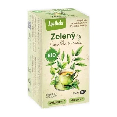 Apotheke Zelený čaj Camellia Sinensis BIO 6 x 20 ks