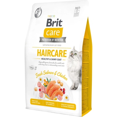 Brit Care Cat Grain-Free Haircare Healthy & Shiny Coat 2 kg