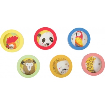 Zvířátkový minilabyrint s kuličkou modrá