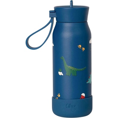 Citron Термобутилка за вода Citron - Blue Dino, 250 ml, синя (2025_wb_250_Blue_Dino)