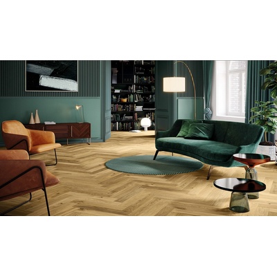 Barlinek Promo Dub bright herringbone 1WC000012 0.65 m²