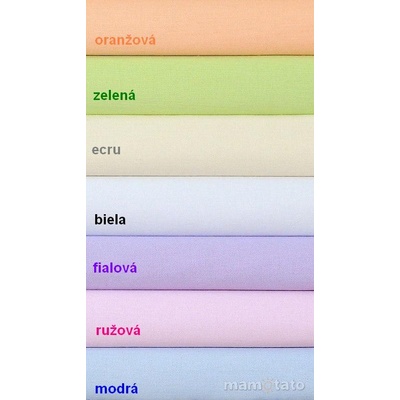 Mamo Tato bavlna plachta 60x120 Ecru smotanová