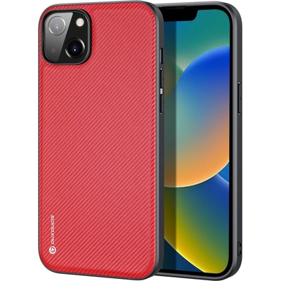 Dux Ducis Калъф Dux Ducis Fino с покритие от найлонов материал за iPhone 14 Pro Max, червен (6934913036846)