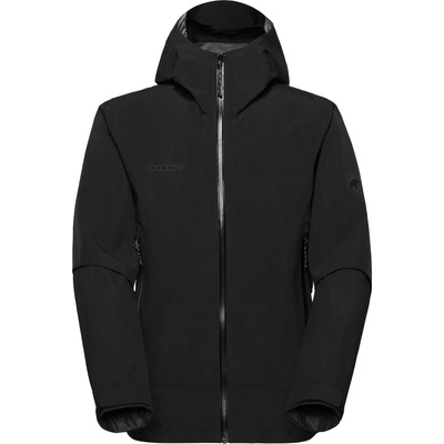 Mammut Мъжко водоустойчиво яке Mammut Crag Hardshell Hooded Jacket Waterproof jacket - Black - размер 3XL (002-3765-0116)